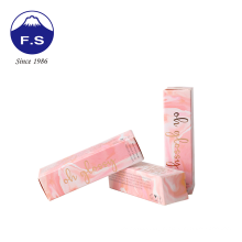 Gold Foil Custom Logo Skincare Lip Gloss Package